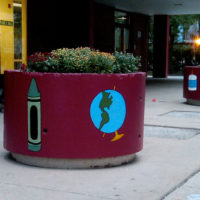 McCutcheon Elementary School, Chicago - Finished Planter