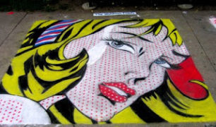 chalk+lichtenstein