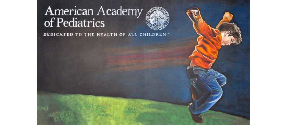American Academy of Pediatrics Chalk Art
