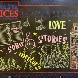 Chalkboard for Voices for IL Children